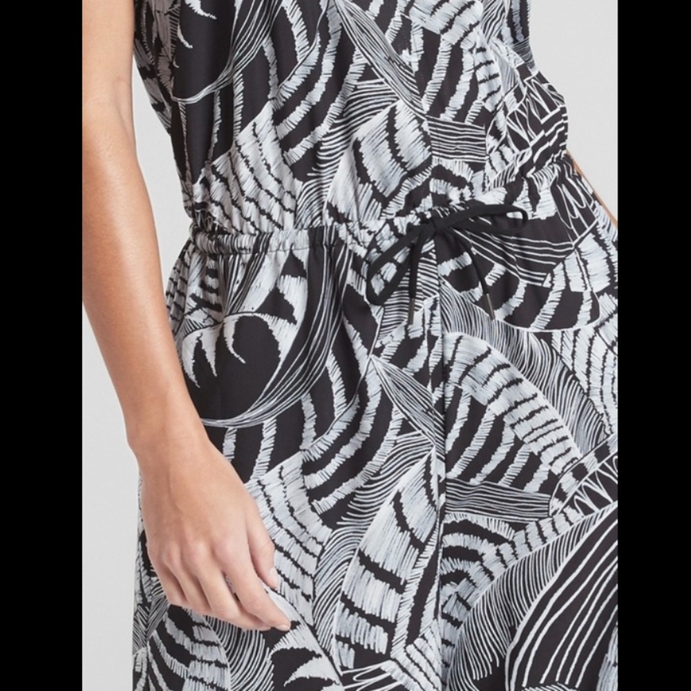 EUC – Athleta – SOL Printed Wide Leg Romper – Zuma Print – 12 - Picture 3 of 10